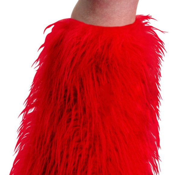 Faux Fur Leg Warmers Boot Covers - Picture 2 of 4